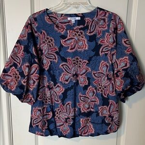 Chico's Floral Blouse, L